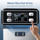 200LBS Freestanding Commercial Ice Maker Z5895