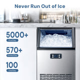 100LBS/200LBS/265LBS  Freestanding Commercial Ice Maker Z5845A