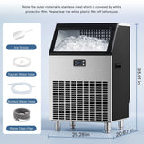 265LBS Freestanding Commercial Ice Maker