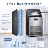 200LBS Freestanding Commercial Ice Maker Z5895