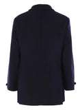 Brunello Cucinelli Men Double-Breasted Wool Coat