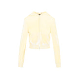 Balenciaga Fitted Zip-Up Hoodie Women