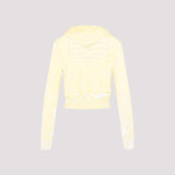 Balenciaga Fitted Zip-Up Hoodie Women