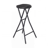 27.5" Folding Bar Stool with HDPE Seat and Carry Handle