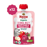 Holle Organic Zebra Beet - Fruit & Veggie Purée Pouches