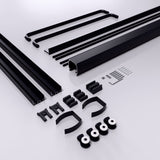 56"-60"W*72" H Semi-Frameless Double Sliding Shower Door