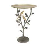 24-inch Metal Dual Bird Side Table