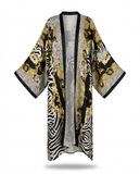Wild Heart Printed Maxi Kimono