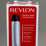 REVLON Perfect Heat Triple Ceramic Barrel Hair Curling Iron 1-1/4 inch