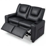 2-Seater Kids Recliner Double Toddler Sofa Chair with 2 Cup Holders