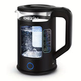 1.6qt Stainless Steel Electric Kettle with LED Light Fast Boil