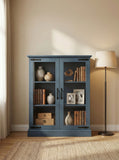 Modern Glass Door Cabinet – 3 Styles | Adjustable Shelves | Compact Storage Cupboard