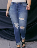 Elvis Curvy High Rise Ankle Skinny Jeans - Medium