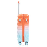 3-Piece Spinner Wheel Luggage Set with Silent Wheels - Blue Red