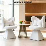 Vanity Chair with Butterfly Back and Swivel Function