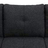 Reversible L-Shaped Sectional Couch with Storage Ottoman