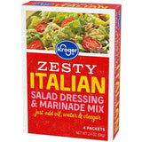 Kroger Zesty Italian Salad Dressing & Marinade Mix Packet 4 ct / 0.6 oz