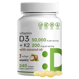 Vitamin D3 K2 Soft Capsules
