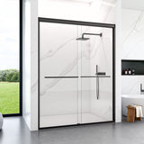 56"-60"W*72" H Semi-Frameless Double Sliding Shower Door