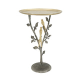 24-inch Metal Dual Bird Side Table