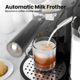 3 in 1 Professional Espresso Maker with Dual Heating System & Capsule Compatible CM8008