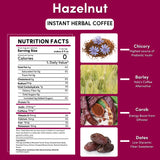 Instant Hazelnut Herbal Coffee