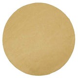 Fennco Style Hand Beaded Elegant Floral Placemat 14" Round, 1-Piece - Gold Table Mat for Banquets, Christmas, Special Events and Home Décor