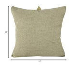Fennco Styles Christmas Unique 3D Poinsettia Decorative Throw Pillow Cover 17 x 17 Inch - Holiday Flower Pillow for Everyday Use, Couch, Living Room and Bedroom Décor