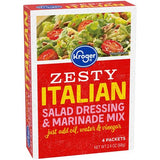Kroger Zesty Italian Salad Dressing & Marinade Mix Packet 4 ct / 0.6 oz