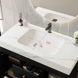 36" Modern Freestanding Bathroom Vanity