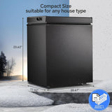 3.5 Cubic Feet Chest Freezer with 2 Removable Baskets D5897H