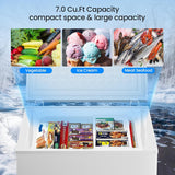 3.5 Cubic Feet Chest Freezer with 2 Removable Baskets D5897H
