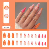 Finished manicure patches, wearable nails, drop-shaped manicure patches, contrasting color combinations
