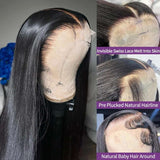 360 HD Wig Glueless Wigs Human Hair Lace Frontal Wig Straight HD Lace Wig 13X6 Human Hair 13X4 HD Lace Frontal Wig Ready to Wear