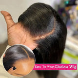 360 HD Wig Glueless Wigs Human Hair Lace Frontal Wig Straight HD Lace Wig 13X6 Human Hair 13X4 HD Lace Frontal Wig Ready to Wear