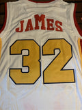 LEBRON McDonalds "32" Headgear Classics Basketball Jersey~Never Worn~S 2XL