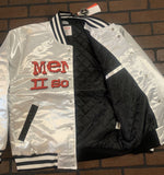 MENACE II SOCIETY Headgear Classics Streetwear White Jacket~Never Worn~ S - 2XL