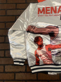 MENACE II SOCIETY Headgear Classics Streetwear White Jacket~Never Worn~ S - 2XL