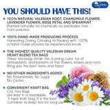 Premium Valerian Tea, Improve Digestion, Support Brain, Weight, Skin and Sleep