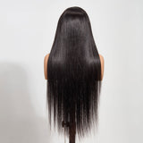 StariaHair 13"x6" HD Lace Straight 200% Frontal Wig #1B