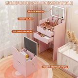 Dressing Table and Stool Set