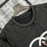 Gucci T-Shirt Smoke Black | Crew Neck Cotton Tee – Luxury Casual Wear