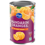 Kroger Canned Mandarin Oranges in Light Syrup 15 oz