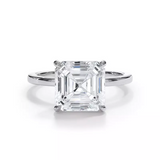 2.00 CTW AGI Certified Lab Grown Diamond Solitaire Engagement Ring – G-VS Clarity, 14K White Gold