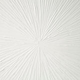 Luminous Burst Signature White Gloss Dimensional Resin Wall Art