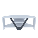 Karin 35'' wide Corner TV Stand Console Table for Up to 50 inch TVs