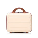 Beige 2-Piece Spinner Luggage Set with Hard Shell - Beige