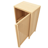 Bathroom Bamboo Storage Cabinet