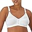 Bali Women's Wireless Lace Bra, Double Support Lace Bras for Women, Stay-in-Place Straps, Full Coverage, Comfortable