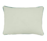 Fennco Styles Coastal Starfish Beach Appliqué Cotton Decorative Throw Pillow 14" W x 20" L – Ivory Nautical Cushion for Couch, Sofa, Bed, Holidays, Home Décor and Office Décor